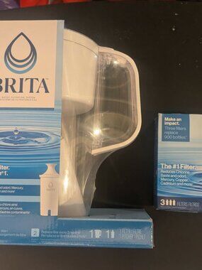 NEW Brita 10-Cup Water Filtration System & Refill Pack